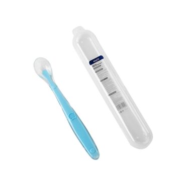Aiwibi Baby Silicone Chewable Spoon Small - Blue