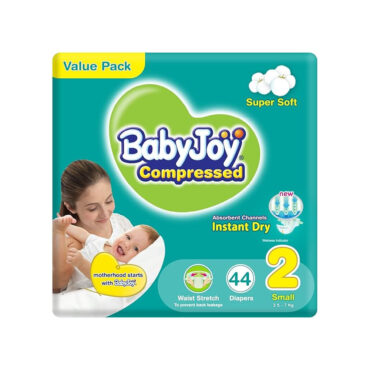 BabyJoy Compressed Size 2 (3.5-7kg) Small - 44 Diapers