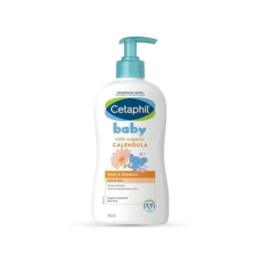 Cetaphil Baby Wash & Shampoo with Organic Calendula 400ml