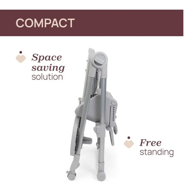 Chicco Polly Armonia Highchair - Steel