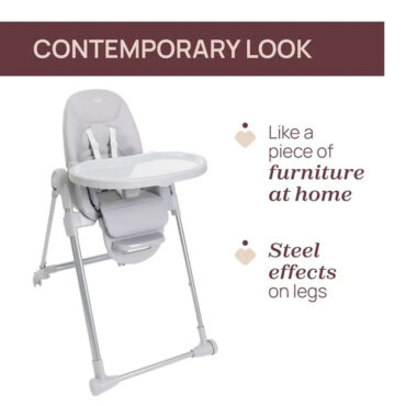 Chicco Polly Armonia Highchair - Steel