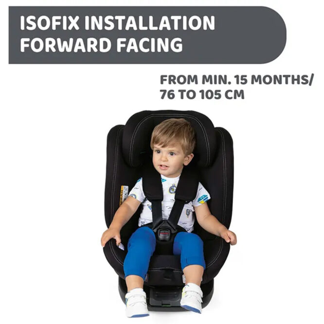 Chicco Unico Evo I-Size Classic Car Seat - Black