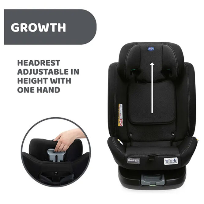 Chicco Unico Evo I-Size Classic Car Seat - Black