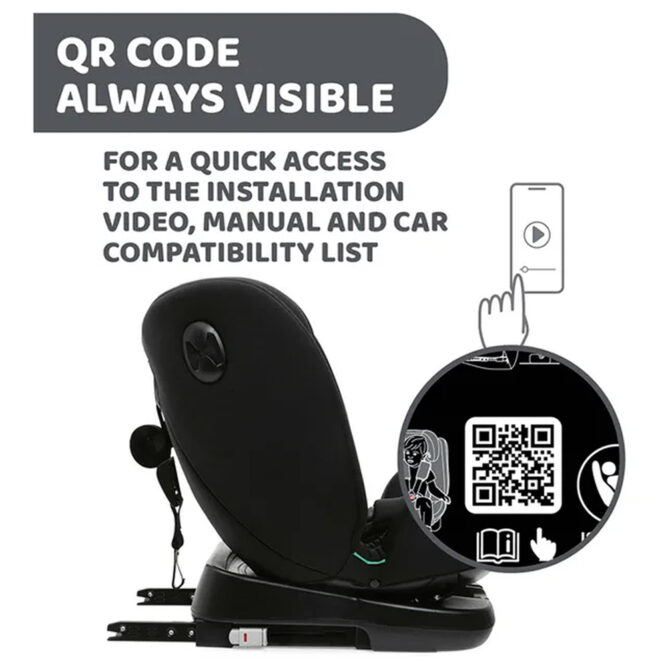 Chicco Unico Evo I-Size Classic Car Seat - Black