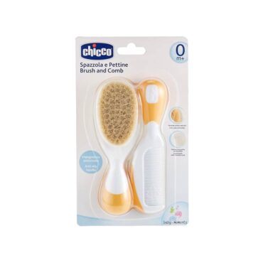 Chicco Baby Brush & Comb - Orange