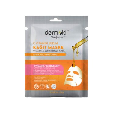 Dermokil Vitamin C Serum Sheet Mask for Brightening 23g