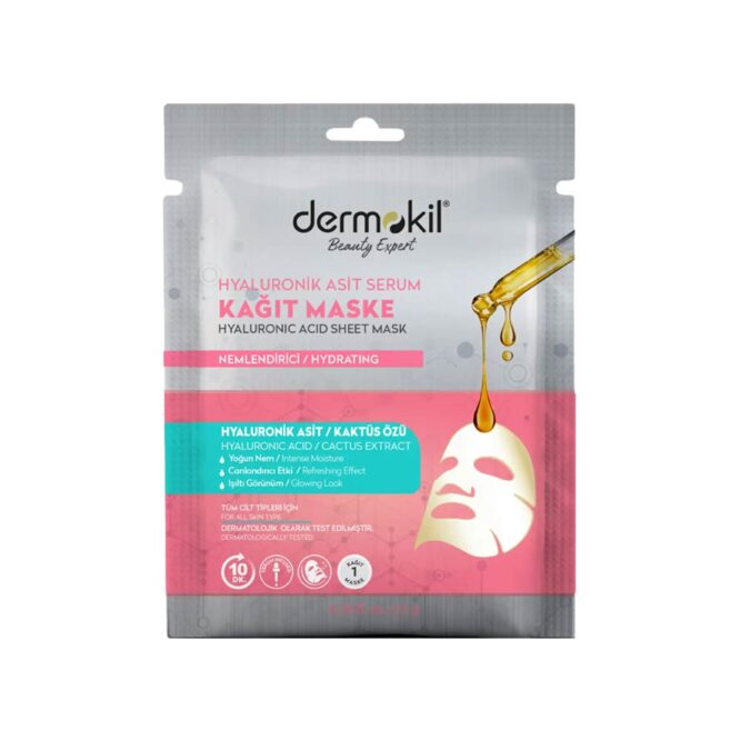 Dermokil Hyaluronic Acid Sheet Mask for Hydrating 23g
