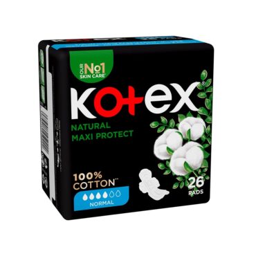 Kotex Natural Maxi Protect Normal - 26 Pads