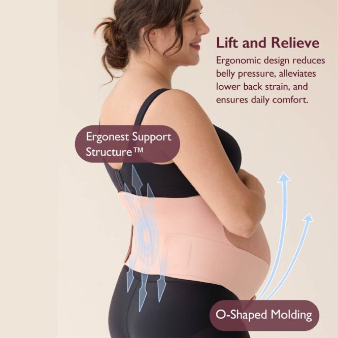 Momcozy Pregnancy Belly Band - Oyster Pink