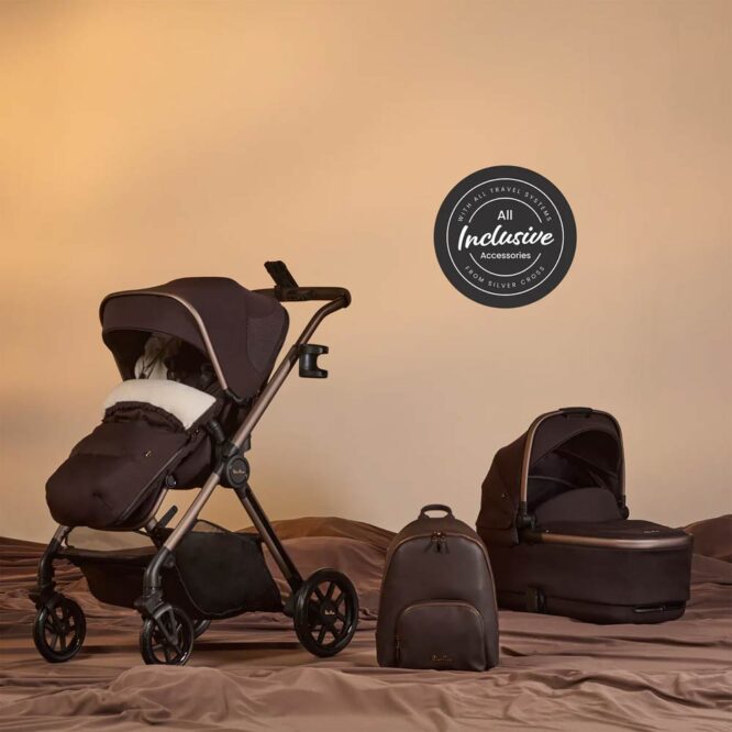 Silver Cross Reef 2 Special Edition Stroller with Chassis & Seat - Ganache