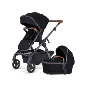 Silver Cross Wave 3 Stroller with Chasis & Seat - Licorice
