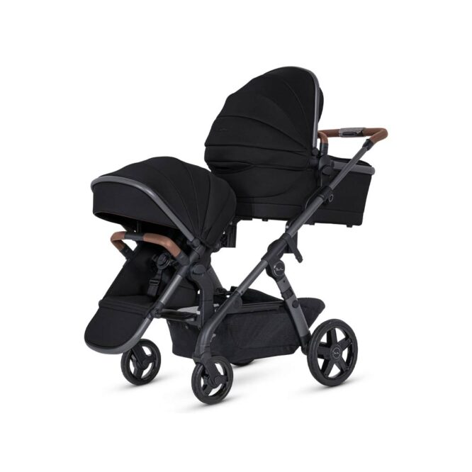 Silver Cross Wave 3 Stroller with Chasis & Seat - Licorice