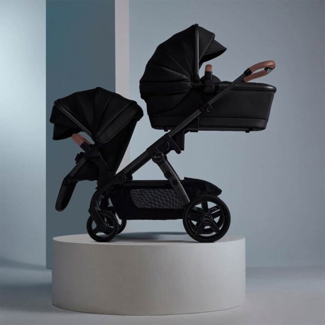 Silver Cross Wave 3 Stroller with Chasis & Seat - Licorice