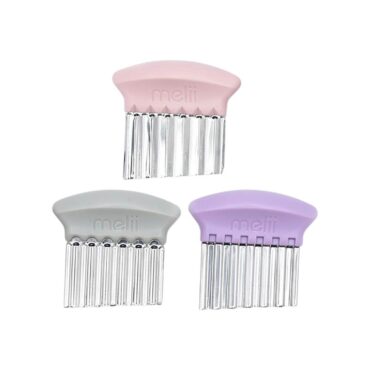 Melii Crinkle Cutters Set - Pink, Purple & Gray