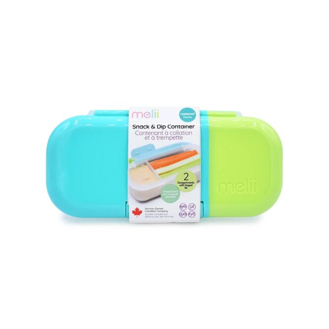 Melii Dip Container - Blue & Lime