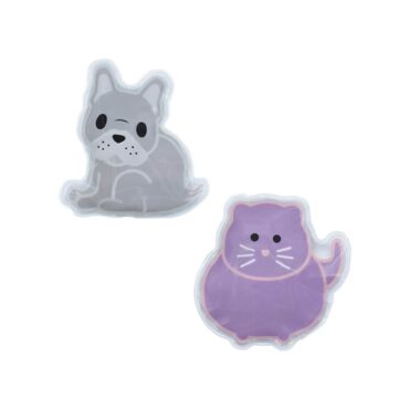 Melii Gel Ice Packs - Bulldog & Cat