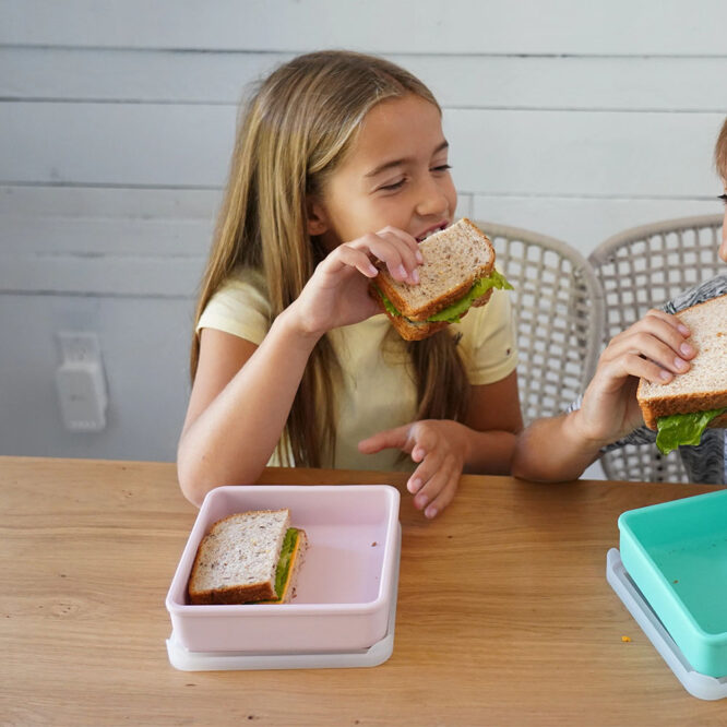 Melii Silicone Sandwich Box - Pink