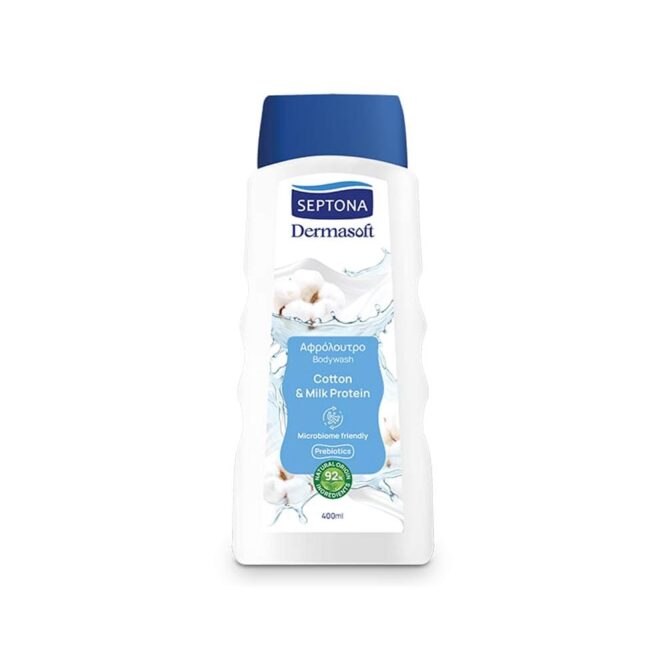Septona Dermasoft Body Wash Cotton & Milk Protein 400ml