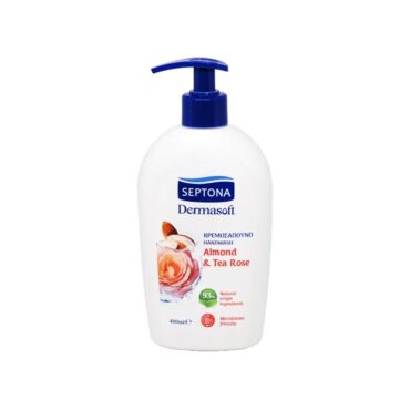 Septona Dermasoft Hand Wash Almond & Tea Rose 400ml