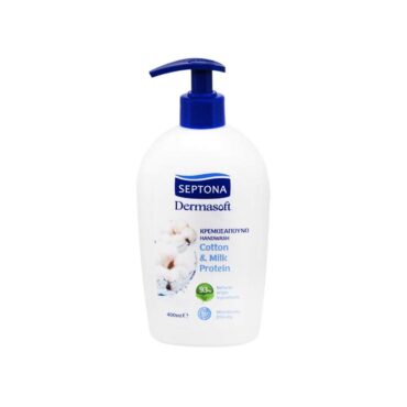 Septona Dermasoft Hand Wash Cotton & Milk Protein 400ml
