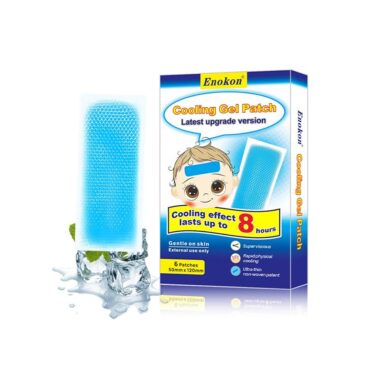 Enokon Baby Cooling Gel Fever Relief Patch - 6 Patches