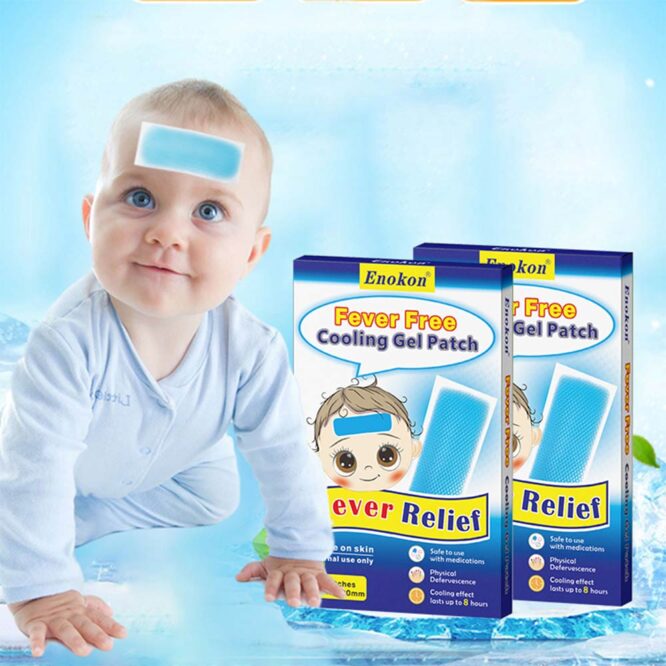 Enokon Baby Cooling Gel Fever Relief Patch - 6 Patches