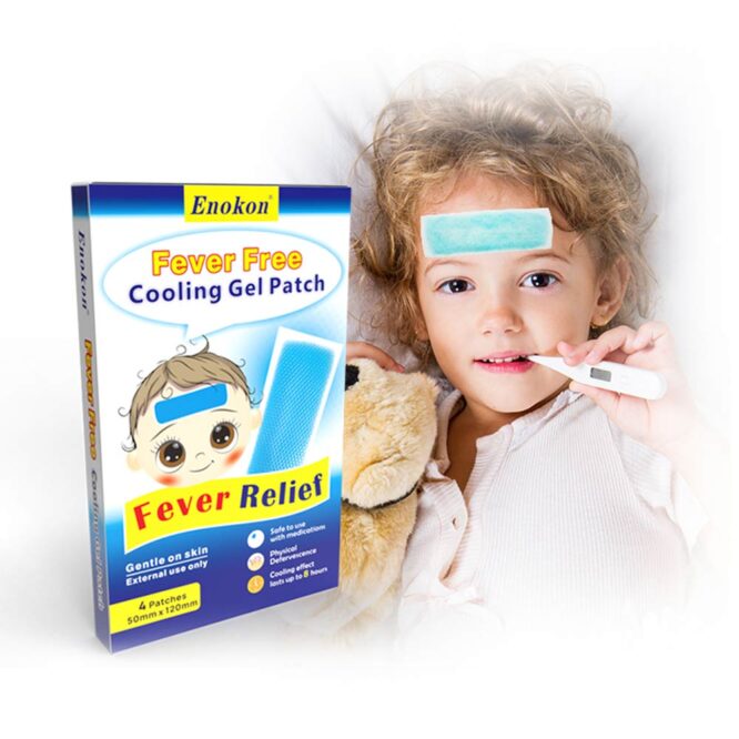 Enokon Baby Cooling Gel Fever Relief Patch - 6 Patches