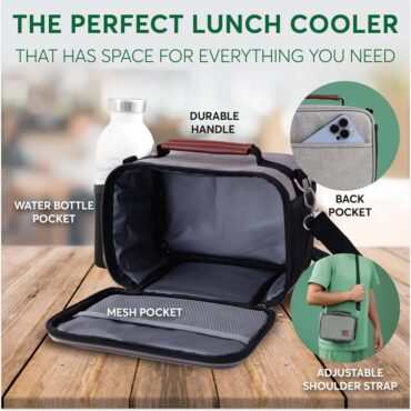 Umami Insulated Lunch Bag - Gray