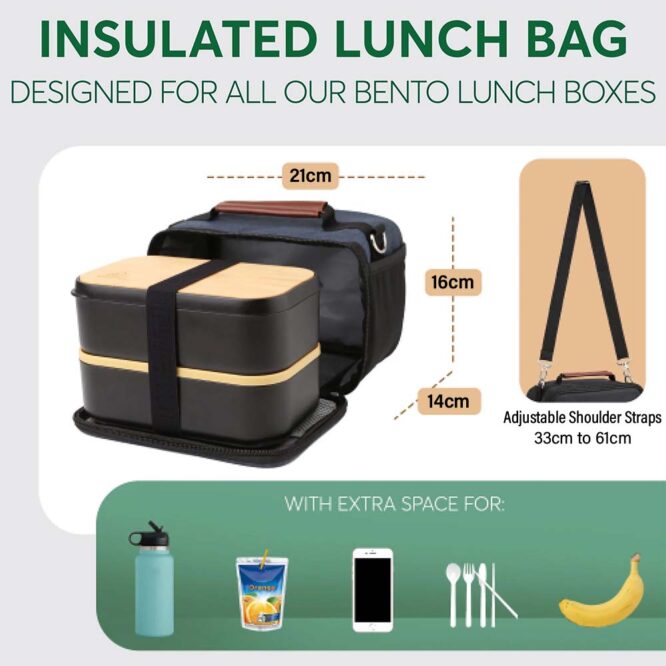Umami Insulated Lunch Bag - Navy Blue