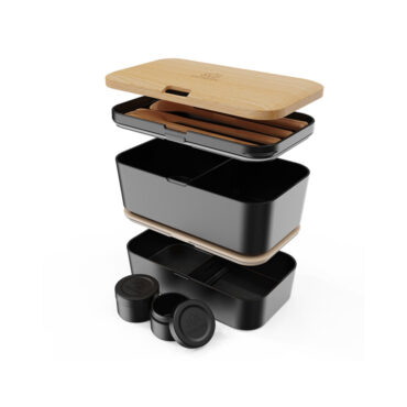 Umami Premium Nestable Bento Box - Beech Wood
