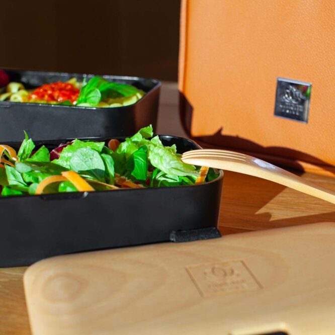 Umami Premium Nestable Bento Box - Beech Wood