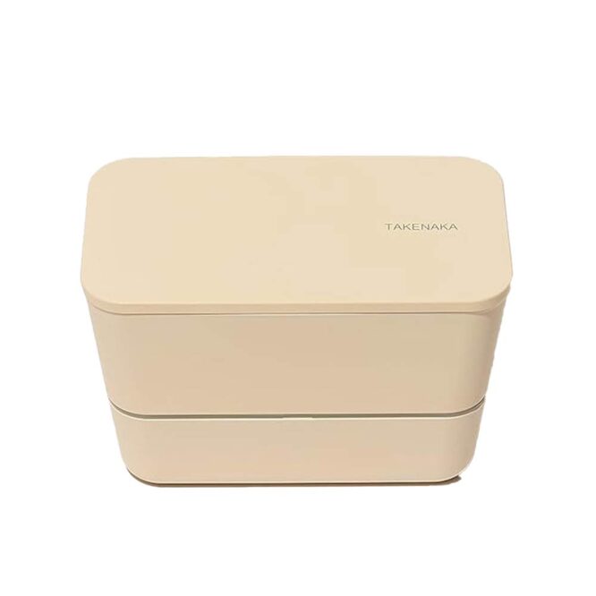 Takenaka Bento Flat Dual - White Eggshell