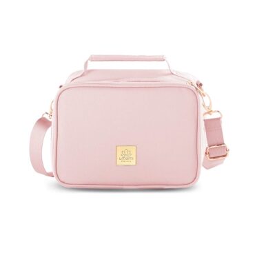 Umami Prive Insulated Leather Lunch Bag - Wild Rose