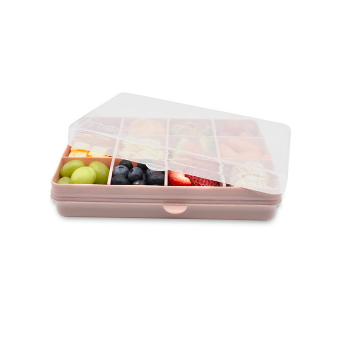 Melii Snackle Lunch Box, Large - Pink