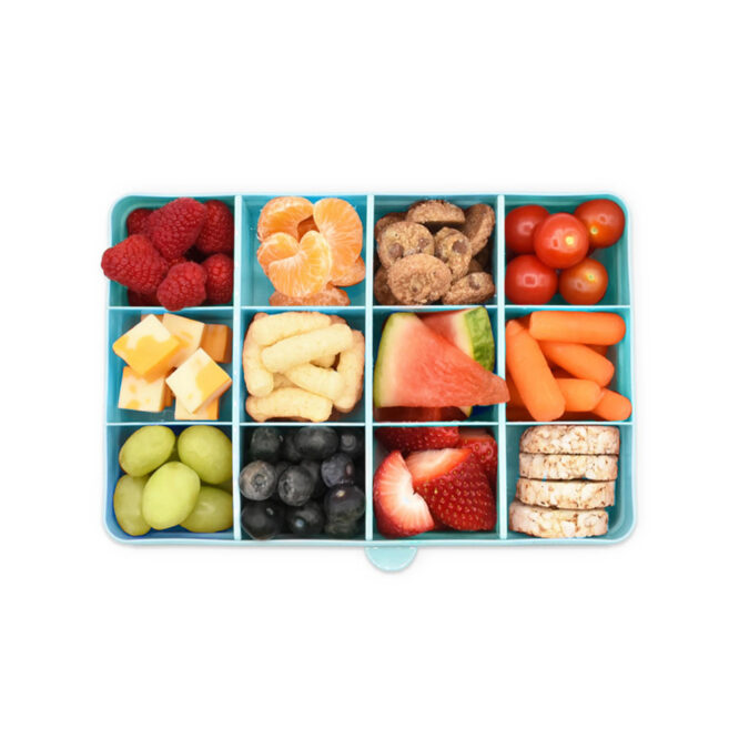 Melii Snackle Lunch Box, Large - Blue