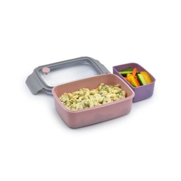 Melii Bento Box with Removable Divider - Pink