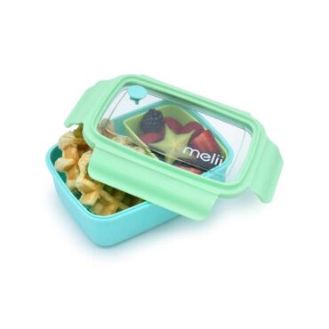 Melii Bento Box with Removable Divider - Blue