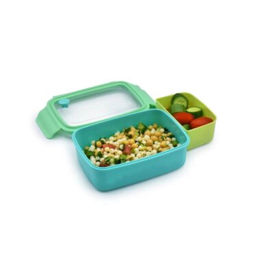 Melii Bento Box with Removable Divider - Blue