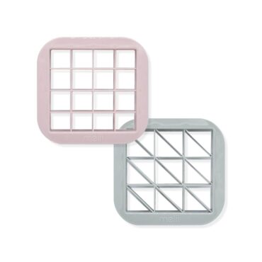 Melii Bite Size Food & Sandwich Cutter - Pink & Gray