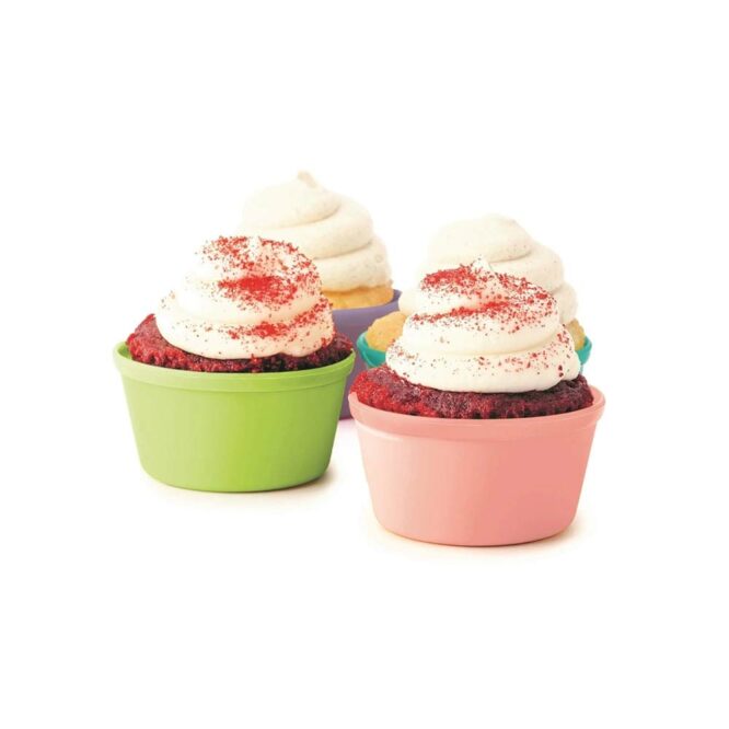 Melii Food & Muffin Reusable Silicone Cups - 6 Pcs