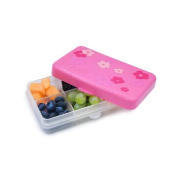 Melii Snackle Mini Lunch Box - Pink Flower