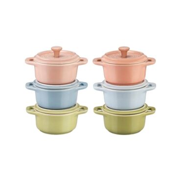 Staub Ceramic Macaron Mini Casseroles - 6 Pcs