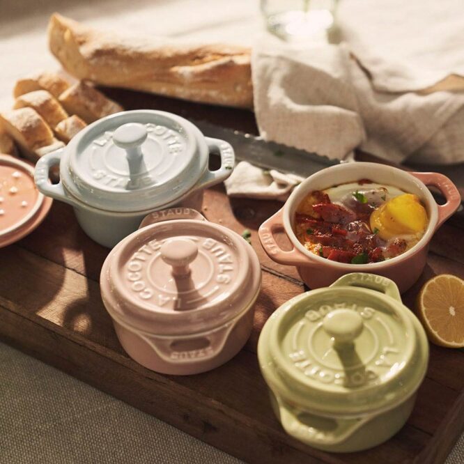 Staub Ceramic Macaron Mini Casseroles - 6 Pcs