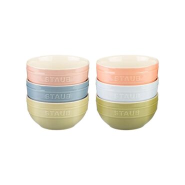 Staub Ceramic Macaron Bowls - 6 Pcs