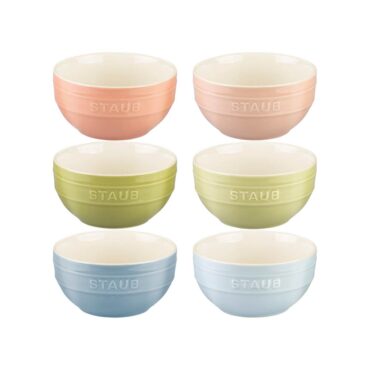 Staub Ceramic Macaron Bowls - 6 Pcs