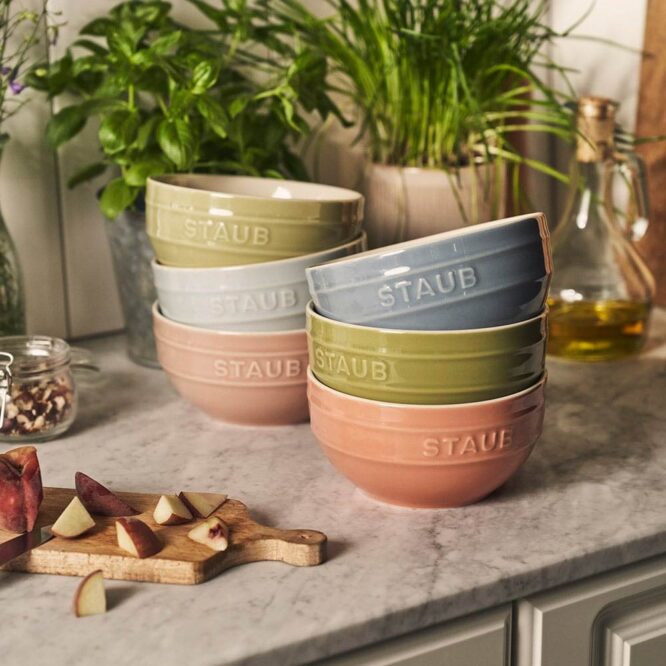 Staub Ceramic Macaron Bowls - 6 Pcs
