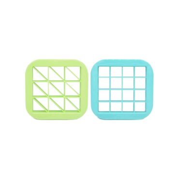 Melii Bite Size Food & Sandwich Cutter - Blue & Lime