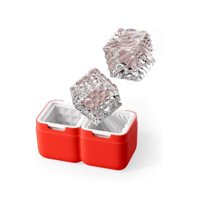 Zoku Luxe Ice Mold Set - 2 Pcs, Red