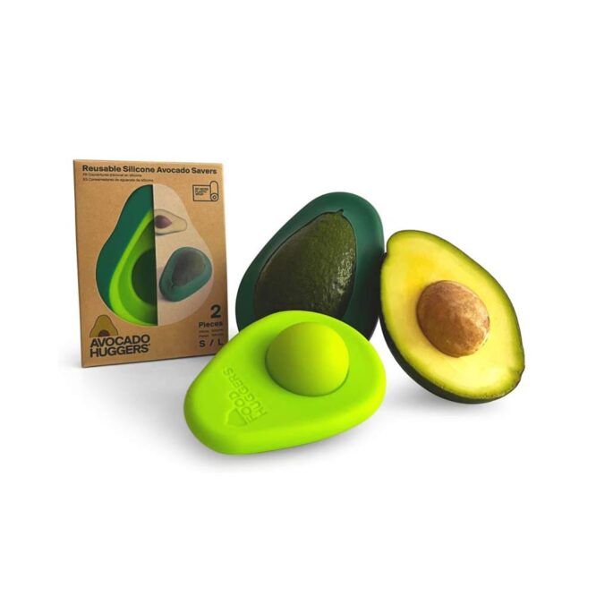Food Huggers Reusable Silicone Avocado Savers - 2 Pcs