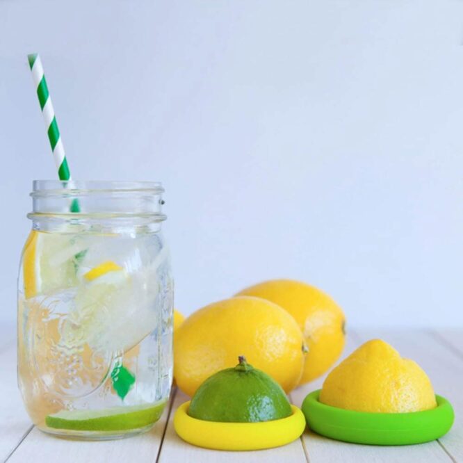 Food Huggers Reusable Silicone Citrus Savers - 2 Pcs